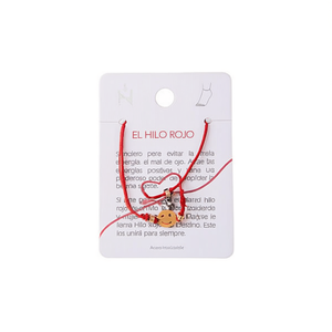 Tobillera de Hilo Rojo Angelina con Dije de Acero Inoxidable, Amuleto de la Suerte para Mujer, Joyería de Moda, Regalo - Product Image 4