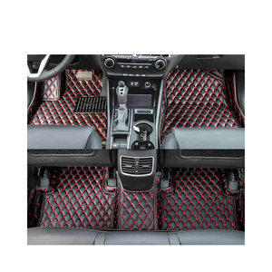 Alfombrillas de cuero para coche para <span class=keywords><strong>Hyundai</strong></span> <span class=keywords><strong>Tucson</strong></span> 2016 2017 2018 <span class=keywords><strong>2019</strong></span> 2020 alfombra accesorios interiores Auto pie Kits duraderos - Product Image 1