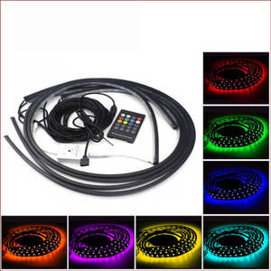 ไฟ LED แถบยาว 60x90 ซม. พร้อมรีโมทคอนโทรล สำหรับตกแต่งใต้ท้องรถยนต์ เพิ่มแสงสว่างภายใน สำหรับการปรับปรุงและอัปเกรด - Product Image 4