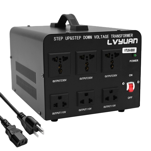 LVYUAN 5000W Electric Control Transformers Converter Step up Power Transformer Price 230V 220V 110V Step Down Transformer