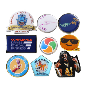 Các Nhà Sản Xuất Tùy Chỉnh Kim Loại Từ Tính In Màu Nút Tên Trường Dome <span class=keywords><strong>Epoxy</strong></span> Nhựa Sticker Pin Tên Tag Phù Hiệu - Product Image 1