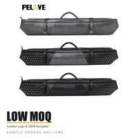 Étui rigide pour queue de billard Pelove Low Moq Specialists 4X5 haute capacité, 1/2 split, 9 trous, en cuir PU, imperméable et portable