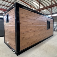 Maison préfabriquée sécurisée en conteneur de 20 pieds ou 40 pieds, extensible, structure en acier, villa préfabriquée, maison pliable, cuisine, usage supermarché
