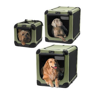 Caja plegable de viaje para perros, caseta plegable de 2 puertas y lados suaves para exteriores y viajes - Product Image 2