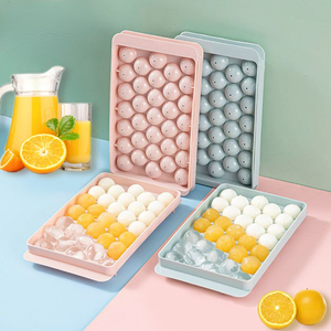 Colorful 33 Grid Mini Round <b>Ice</b> Cube <b>Ball</b> Tray Manufacturer Mold PP Form Food Grade DIY Mold Kitchen Small Tool bar Accessories - Product Image 2