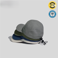 Casquette de sport à 6 panneaux avec logo personnalisé, séchage rapide, unisexe adulte, imperméable DWR, respirante, réglable, UPF-40+, pour course en extérieur et voyage