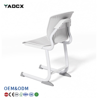 Table d'étude, mobilier scolaire, chaise en plastique, chaise d'école, ensemble bureau et chaise d'école moderne, bureau réglable en hauteur