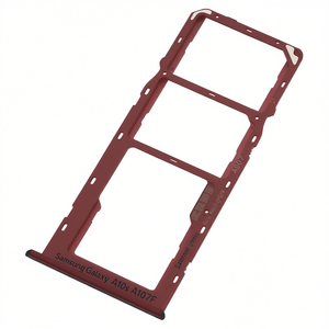 Bandeja para tarjetas SIM y micro SD, Galaxy A10s A107F - Rojo - Product Image 1