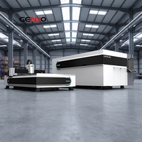 Découpeuse laser CNC à fibre entièrement fermée et anti-poussière 3015 1500W avec plateforme d'échange automatique pour la découpe en lot de plaques métalliques épaisses, haute sécurité