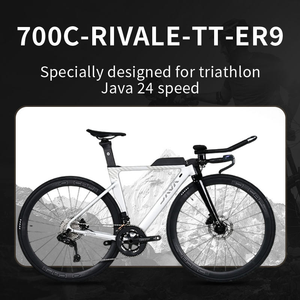 JAVA RIVALE TT Vélo de <span class=keywords><strong>Triathlon</strong></span> <span class=keywords><strong>Ironman</strong></span> Cadre en Alliage Magnésium-Aluminium Frein à Disque 24 Vitesses Fourche Avant Électronique Standard - Product Image 4