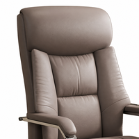 Chaise de bureau en cuir PU à dossier haut ALINUNU, directement de l'usine, pour bureau de PDG, chaise pivotante ergonomique pour cadres
