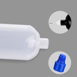600CC使い捨て接着剤カートリッジ工業用プラスチック射出ホワイトディスペンシングシリンジバレル - Product Image 4