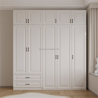 Love Zone - Cama Plegable Moderna Blanca de Alta Calidad y Económica, Armario de Pared Completo, Ideal para Apartamentos Pequeños y Hoteles, 3-5 Personas