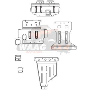 Plaque de protection avant, plaque de protection contre les chocs, garde-moteur, accessoires tout-terrain pour Nissan Patrol Y63 - Product Image 2