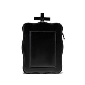 Bolso Bandolera Unisex de Fieltro Cuadrado Pequeño con Diseño de Calavera Oscura Estilo Preppy para Halloween, Impermeable, con GPS y Cierre Abierto, de Personalidad Única - Product Image 4