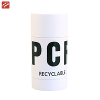 Flacon en plastique blanc PP pour déodorant, 5 pièces, bouteille à bille déodorant, conteneur de bâton déodorant, 30ml 50ml 75ml 90ml