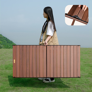Hispeed <span class=keywords><strong>Aluminio</strong></span> Roll-Up Camping BBQ <span class=keywords><strong>Mesa</strong></span> plegable al aire libre para actividades al aire libre - Product Image 6