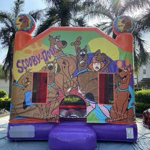 Gran oferta, castillo inflable con tema de perrito para niños, casa de salto impermeable al aire libre para niños, fiesta de cumpleaños - Product Image 1