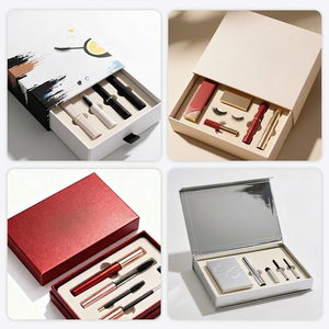 Caja de Papel Ecológica y Sostenible para Pestañas, Caja de Embalaje Magnética de Lujo, Logotipo Personalizado, Juego de Maquillaje de <span class=keywords><strong>Belleza</strong></span>, Caja de Regalo - Product Image 5