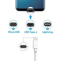 Cable de Datos de Carga Rápida USB Tipo-C Original de 100 cm para Samsung Galaxy A80 A70 A60 A50 A40 A30 S8 S9 Plus S10e Note 8 9