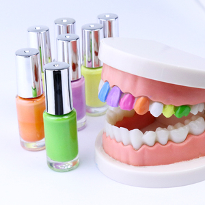 <span class=keywords><strong>Vernis</strong></span> à <span class=keywords><strong>dents</strong></span> spécial, maquillage, peinture colorée temporaire, sûr à utiliser - Product Image 1