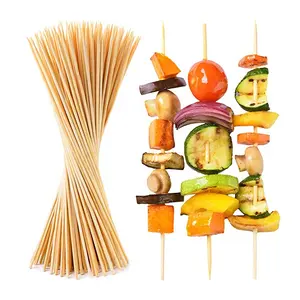 Wholesale BBQ Disposable Barbecue Bamboo Skewer Kebab Sticks