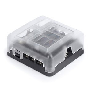 Boîte à fusibles Cnspeed à 6 voies avec indicateur LED 12V/24V pour voitures, bateaux, camping-cars, camions - Product Image 1