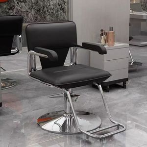 Sillón de peluquería ajustable y giratorio para corte de cabello, sillón para tinte en caliente, silla de corte de cabello - Product Image 4