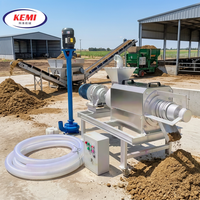 Déshydrateur automatique électrique en acier inoxydable pour fumier animal, séparateur de fumier solide-liquide agricole
