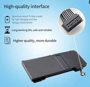 Baterías de litio recargables para tabletas A1322 <span class=keywords><strong>Mac</strong></span> Book Pro 13 "<span class=keywords><strong>A1278</strong></span> 2009-2012 marca OEM Guangdong en stock - Product Image 3