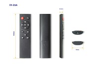 Mini clavier télécommande TY-12D pour téléviseurs généraux, infrarouge/2.4G, piles AAA, portée de 20 m