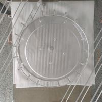 Cylindre en acrylique transparent sur mesure, grand format, écologique, à surface lisse, avec bride, vente directe usine, instruments de laboratoire