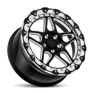 ล้อหน้าขนาด 17x4.5 18x5 แบบ Skinny Front Runner และล้อหลังขนาด 15x10 แบบ Beadlock ขอบล้อ 5x120 ผลิตจากอะลูมิเนียมฟอร์จเต็มวง สำหรับรถ <span class=keywords><strong>BMW</strong></span> M2 M3 M4 สำหรับการแข่ง Drag Racing - Product Image 1