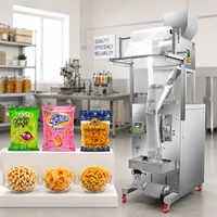 Machine d'emballage entièrement automatique pour graines de tournesol, chips de pommes de terre, aliments, riz, machine de remplissage, d'emballage et de scellage