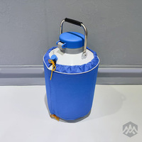 Réservoir d'azote liquide LN2 Cryo 10L, diamètre 80mm, en alliage d'aluminium, type Dewar basse température 100L, blanc, facile à utiliser, récipient sous pression
