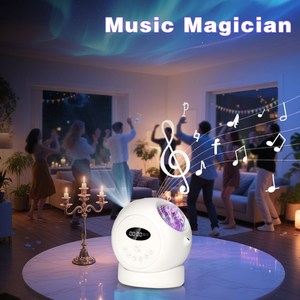 Projecteur Galaxie pour Chambre à Coucher, Projecteur d'Aurores Boréales, Application Intelligente, Veilleuse LED Aurore Boréale pour Cadeaux <span class=keywords><strong>de</strong></span> <span class=keywords><strong>la</strong></span> Saint-Valentin - Product Image 5