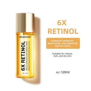 Tónico Facial Antienvejecimiento con Retinol 6X Iluminador, Vegano 100% HALAL, Marca Privada Biosphere - Product Image 1