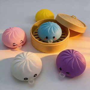 Wholesale TPE Bubble Rainbow Dumpling Stress Balls Fidget Sensory Toy <b>Squishy</b> Toy Smile Face 14 Years & up - Product Image 4