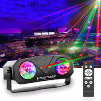 TSINYE-Projecteur d'Étoiles de Lumière de Boule Disco LED, avec Télécommande, Activé par le Son, pour les Fêtes
