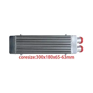 MAX Car Auto Racing pièces alliage aluminium universel 300x180x65-63mm système de refroidissement avant montage Intercooler