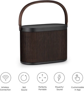 Bang&Olufsen Beosound A5 - Altavoz Portátil con Conexión Wi-Fi y Correa de Transporte, Roble Oscuro, Hecho en China/Guangxi - Product Image 3