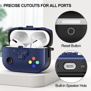 Funda Protectora para Auriculares con Diseño Creativo 3D de Dibujos Animados, Impermeable, de TPU, con Llavero, para Consola de Juegos <span class=keywords><strong>Pro</strong></span> - Product Image 4