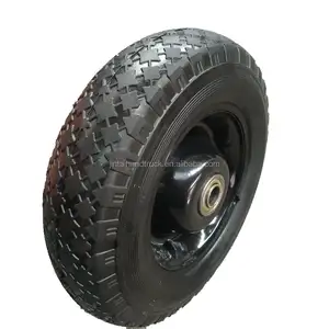 hand cart semi-pneumatic rubber tire wheel 3.00-4 300-4 300x4 3.00x4 flat free tires