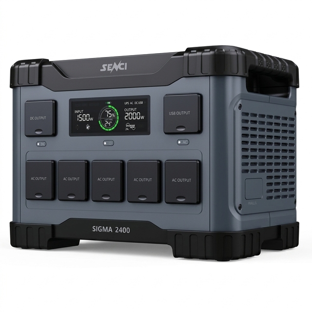 Senci 2400W 2000W 3000W Portable Power Station 110V 220V 240V LiFePo4 Battery Generator Solar Charging