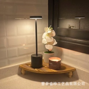 Wooden Desktop <b>Shelf</b> Corner Wall Ornament Fan Shaped Storage <b>Rack</b> For Entryway Decoration With Flower Pot Base - Product Image 2