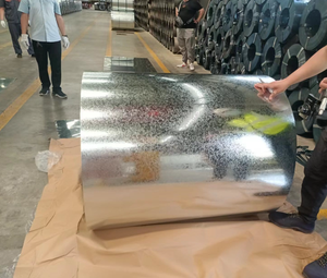 Tôles Métalliques Galvanisées DX51d de Haute Qualité, Laminées à Froid, 0,2 mm, Bobines d'Acier Galvanisé (GI) à Vendre - Product Image 2