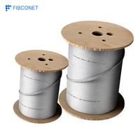 Kabel Fiber Optik Drop 1 2 4 Core G652D GJYXCH GJYXFCH Outdoor Steel Wire Self Support Ftth Pemasok Kabel Fiber Optik