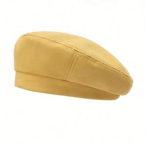 Custom Embroidery Logo Women Casual Beach Warm Plain Vintage Retro <b>Beret</b> Caps Polyester Cotton Adult Octagonal Promotion Gift - Product Image 4