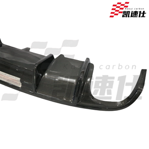 Difusor Trasero de Fibra de Carbono Tipo <span class=keywords><strong>KB</strong></span> para Audi A4 S-Line RS4, Alto Rendimiento, Nuevo, con Luz, para Parachoques Trasero - Product Image 3
