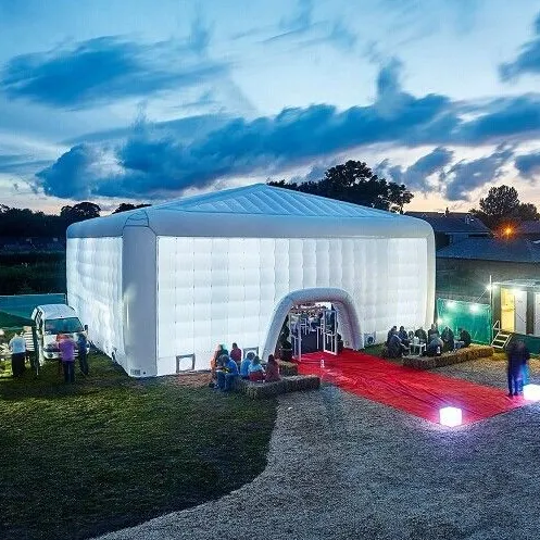 Xz OEM ODM Đảng tổ chức sự kiện đám cưới LED ánh sáng nhà Inflatable marquee không thấm nước triển lãm lều